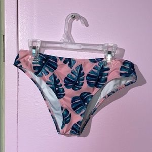 floral pink bikini bottoms